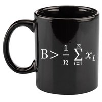 Math Be Greater Than Average 11oz C Handle Ceramic Mug