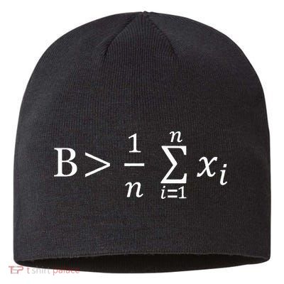 Math Be Greater Than Average Sustainable Beanie