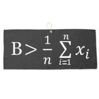 Math Be Greater Than Average Large Microfiber Waffle Golf Towel