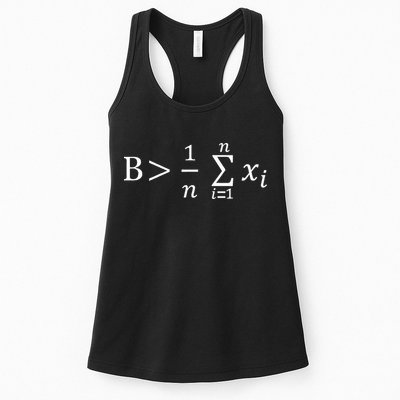 Math Be Greater Than Average Womens Tank Top