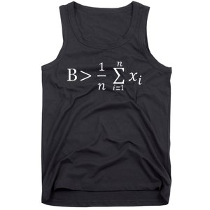 Math Be Greater Than Average Tank Top