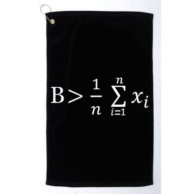 Math Be Greater Than Average Golf Towel