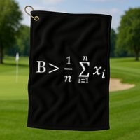 Math Be Greater Than Average Golf Towel