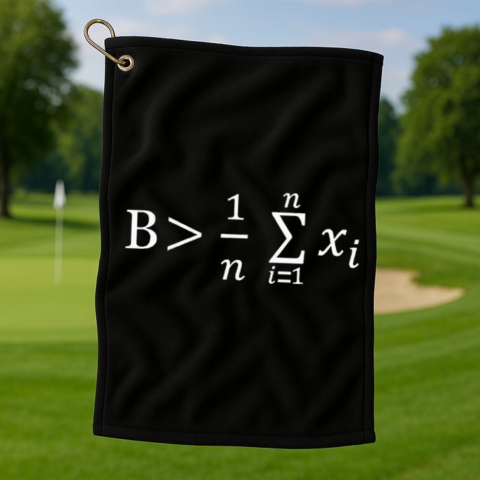 Math Be Greater Than Average Golf Towel