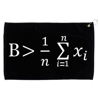 Math Be Greater Than Average Grommeted Golf Towel