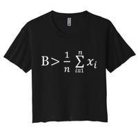 Math Be Greater Than Average Crop Top
