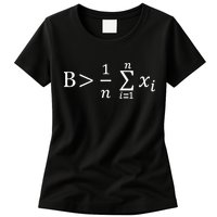 Math Be Greater Than Average Womens T-Shirt