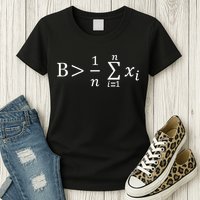 Math Be Greater Than Average Womens T-Shirt