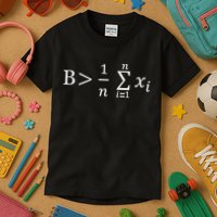 Math Be Greater Than Average Kids T-Shirt