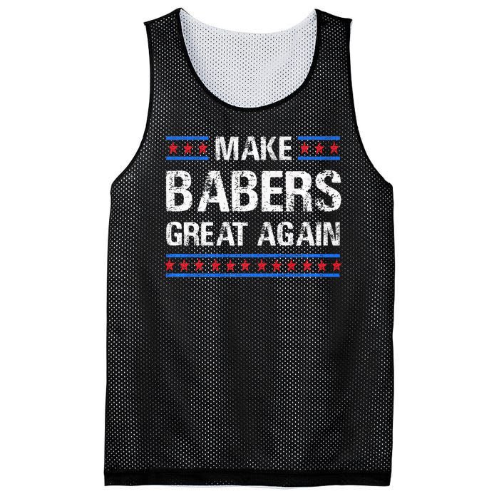 Make Barbers Great Again Barbers For Trump 2024 Mesh Reversible Basketball Jersey Tank