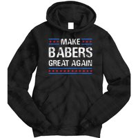 Make Barbers Great Again Barbers For Trump 2024 Tie Dye Hoodie