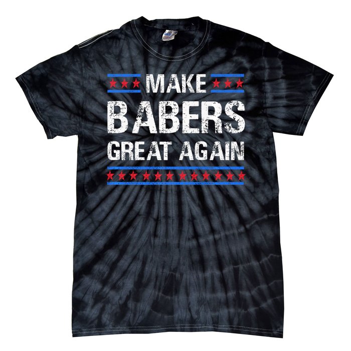 Make Barbers Great Again Barbers For Trump 2024 Tie-Dye T-Shirt