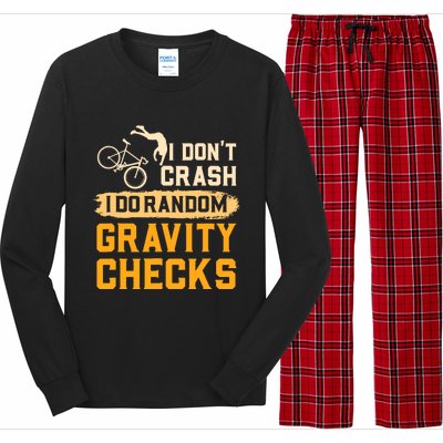 Mountain Biking Gift For A Mountain Biker Long Sleeve Pajama Set