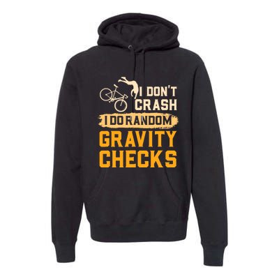 Mountain Biking Gift For A Mountain Biker Premium Hoodie