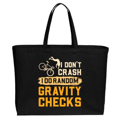 Mountain Biking Gift For A Mountain Biker Cotton Canvas Jumbo Tote