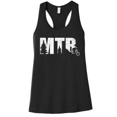 Mountain Biker Gifts Women's Racerback Tank