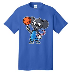 Mouse Basketball Game Day Funny Team Sports Bfunny Giftball Rat Gift Tall T-Shirt