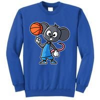 Mouse Basketball Game Day Funny Team Sports Bfunny Giftball Rat Gift Tall Sweatshirt