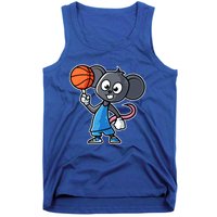 Mouse Basketball Game Day Funny Team Sports Bfunny Giftball Rat Gift Tank Top