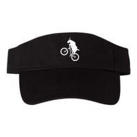 Mountain Bike Goat Funny Bicycle Day For Goat Lover Valucap Bio-Washed Visor