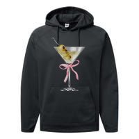 Martini Bow Graphic Performance Fleece Hoodie