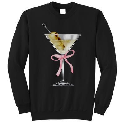 Martini Bow Graphic Sweatshirt