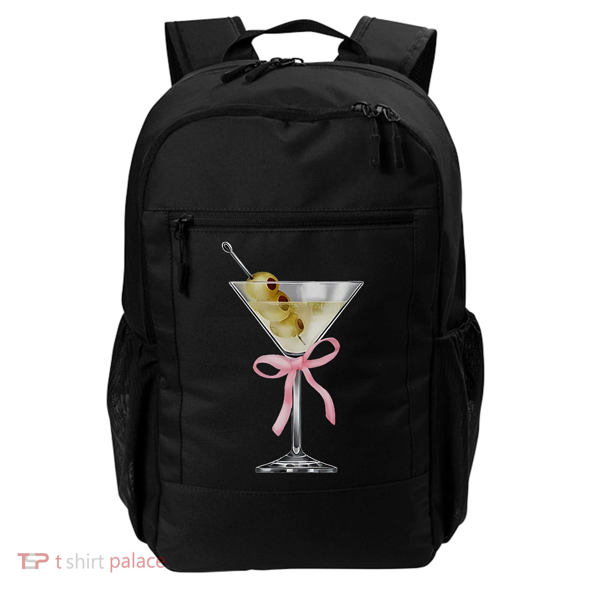 Martini Bow Graphic Backpack