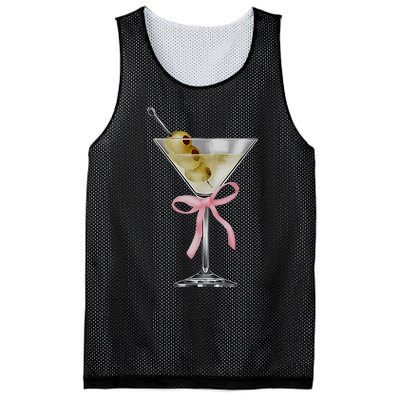 Martini Bow Graphic Mesh Reversible Basketball Jersey Tank