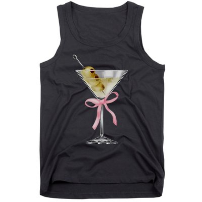 Martini Bow Graphic Tank Top