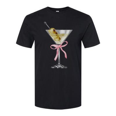 Martini Bow Graphic Softstyle® CVC T-Shirt