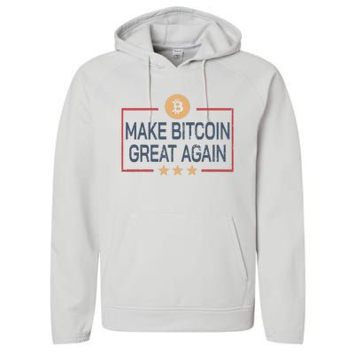 Make Bitcoin Great Again Bitcoin Performance Fleece Hoodie