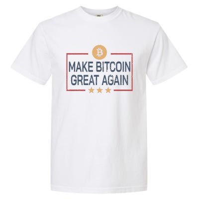 Make Bitcoin Great Again Bitcoin Garment-Dyed Heavyweight T-Shirt