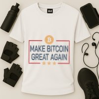 Make Bitcoin Great Again Bitcoin Cooling Performance Crew T-Shirt