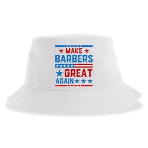 Make Barbers Great Again Barbers For Trump 2024 Sustainable Bucket Hat