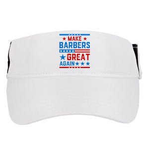 Make Barbers Great Again Barbers For Trump 2024 Adult Drive Performance Visor