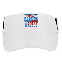 Make Barbers Great Again Barbers For Trump 2024 Adult Drive Performance Visor