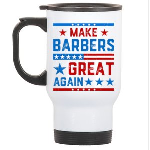 Make Barbers Great Again Barbers For Trump 2024 Stainless Steel Travel Mug