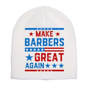 Make Barbers Great Again Barbers For Trump 2024 Short Acrylic Beanie