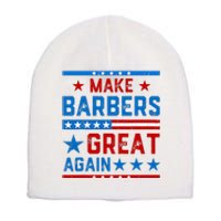 Make Barbers Great Again Barbers For Trump 2024 Short Acrylic Beanie