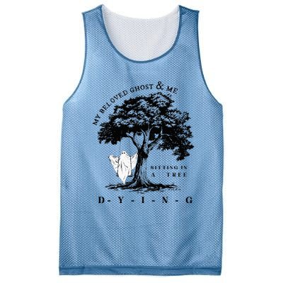 My Beloved Ghost & Me Sitting In A Tree Dying Mesh Reversible Basketball Jersey Tank