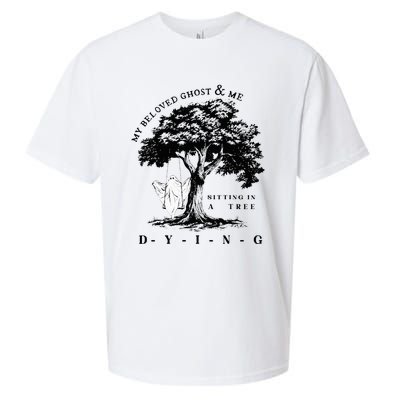 My Beloved Ghost & Me Sitting In A Tree Dying Sueded Cloud Jersey T-Shirt