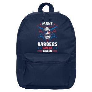 Make Barbers Great Again Cool Barbers For Trump 2024 16 in Basic Backpack