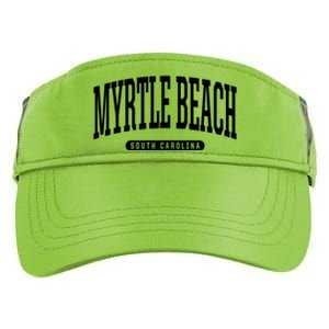 Myrtle Beach Gift College University Style Sc U Cute Gift Adult Drive Performance Visor