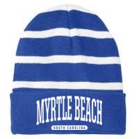 Myrtle Beach Gift College University Style Sc U Cute Gift Striped Beanie with Solid Band