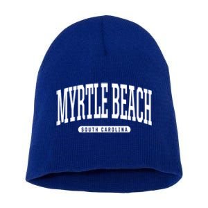 Myrtle Beach Gift College University Style Sc U Cute Gift Short Acrylic Beanie