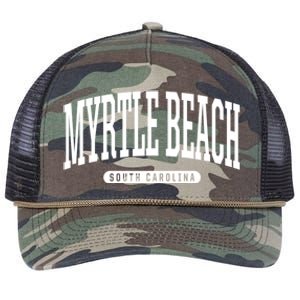 Myrtle Beach Gift College University Style Sc U Cute Gift Retro Rope Trucker Hat Cap