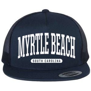 Myrtle Beach Gift College University Style Sc U Cute Gift Flat Bill Trucker Hat