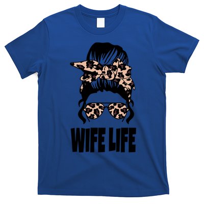 Messy Bun Great Gift Sarcastic Novelty Graphic Wife Life Meaningful Gift T-Shirt