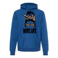 Messy Bun Great Gift Sarcastic Novelty Graphic Wife Life Meaningful Gift Premium Hoodie