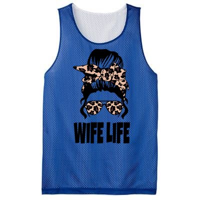 Messy Bun Great Gift Sarcastic Novelty Graphic Wife Life Meaningful Gift Mesh Reversible Basketball Jersey Tank